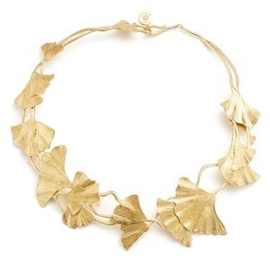 ISO Tory Burch Ginkgo Leaf Necklace